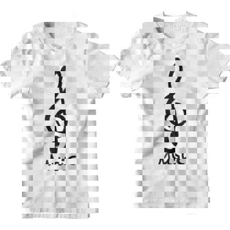 La Musique Note Musicale Youth T-shirt - Cadeauxyz