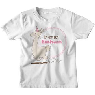 Lama Ich Kann Auch Einhorn By Nici Kinder Tshirt - Seseable