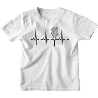 Latido Del Corazón Del Tenista Raqueta De Tenis Regalo De Camiseta niño - Regaloses