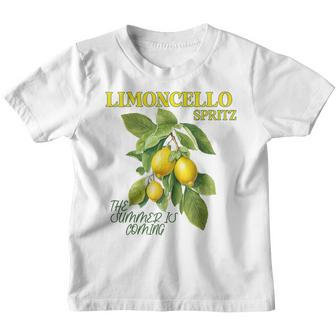 Limoncello Spritz X Lemons Liqueur Lemon Liqueur Lemon Fun Kinder Tshirt - Seseable