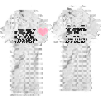 I Love My Boyfriend Youth T-shirt - Cadeauxyz