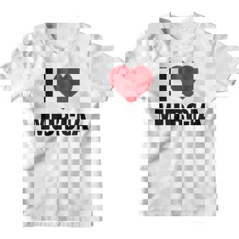 I Love Murcia Ciudad En España Con Red Love Heart Camiseta niño - Regaloses
