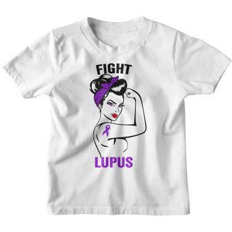 Im Mai Tragen Wir Lila Frauen Lupus Bewusstseinsmonat Kinder Tshirt - Geschenkecke