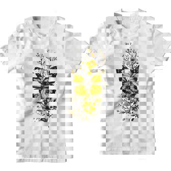 Mariposa Amarilla Primavera Hermosas Mariposas Oruga Camiseta niño - Regaloses