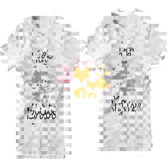Niños Soy Hermana Mayor Zorros Promovido Hermana Mayor Camiseta niño - Regaloses