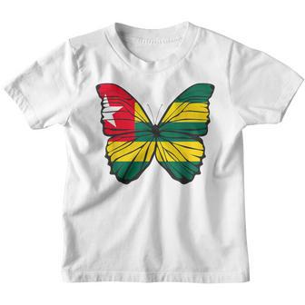 Papillon Coloré Ailes Drapeau Togo Youth T-shirt - Cadeauxyz