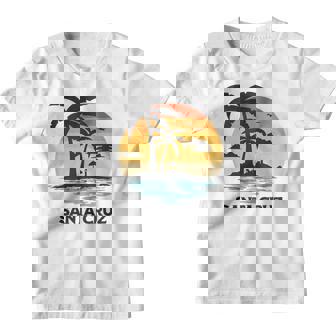 Playa De Santa Cruz California Puesta De Sol Tropical Sin Mangas Camiseta niño - Regaloses