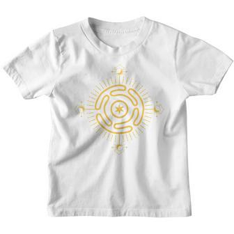 Símbolo De Rueda Hecate Diosa Pagan Hekate Pagan Wicca Símbolo Sin Mangas Camiseta niño - Regaloses