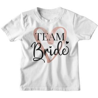 Team Braut Junggesellenabschied Dezent Herz Jga Bride To Be Kinder Tshirt - Seseable