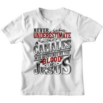 Underestimate Canales Family Name Youth T-shirt - Seseable