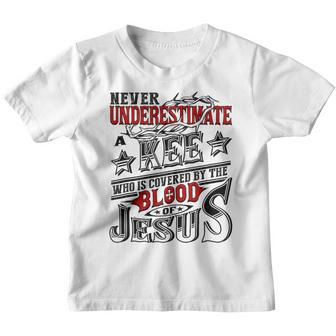 Never Underestimate Kee Family Name Youth T-shirt - Seseable