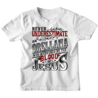 Underestimate Orellana Family Name Youth T-shirt - Seseable