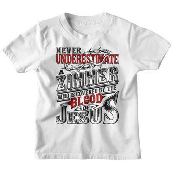 Underestimate Zimmer Family Name Youth T-shirt - Seseable