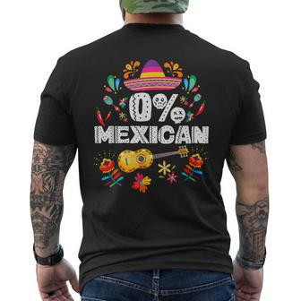 0 Mexican Cinco De Mayo Fiesta Sombrero Boys Men's T-shirt Back Print - Thegiftio UK