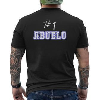 1 Abuelo Mexican Grandfather Apparel Latino Grandpa Mens Back Print T-shirt | Mazezy CA
