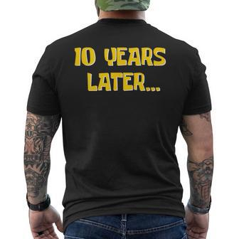 10 Years Later Millennial Gen Alpha 10Th Birthday Men's T-shirt Back Print - Monsterry UK