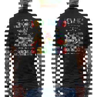 100 Days With My Gnomies For 100 Day Of School Men's T-shirt Back Print | Seseable UK