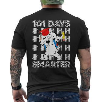 100 Days Of School Dalmatian Dog Boy Kid 100Th Day Of School Men's T-shirt Back Print | Mazezy AU
