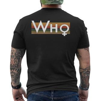 Who 13Th Doctor Female Symbol Men's T-shirt Back Print - Monsterry DE