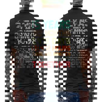 15 Años Juntos Pareja Coincidencia 15 Aniversario De Boda Camiseta Hombre Estampado Espalda - Regaloses