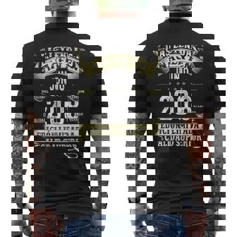 16 Años Cumpleaños Las Leyendas Nacen En Junio De 2008 Camiseta Hombre Estampado Espalda - Regaloses