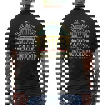 16 Year Old Vintage 2008 Limited Edition 16Th Birthday Men's T-shirt Back Print - Seseable