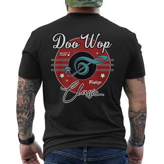 1950S Doo Wop Retro 50S Clothing Vintage Rockabilly V3 Mens Back Print T-shirt - Thegiftio UK