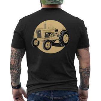 1956 Masey Ferguson F40 Vintage Tractor Graphic Men's T-shirt Back Print - Thegiftio UK