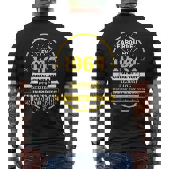 1964 -Intage 1964 60 Ans Anniversaire Homme T-shirt imprimé au dos - Cadeauxyz