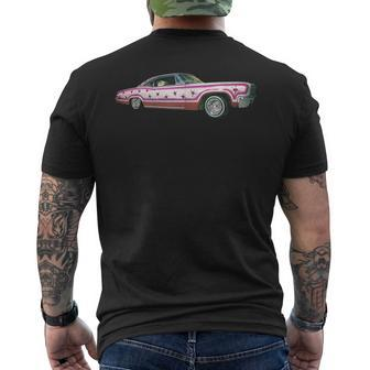 1966 Impala Angel Baby Low Rider Kustom Hot Rod Wires Men's T-shirt Back Print - Monsterry
