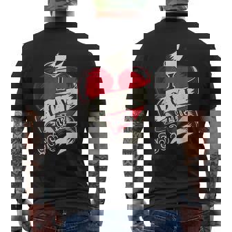1990'S 90S I Heart Nineties I Love The 90'S Old School Men's T-shirt Back Print - Thegiftio UK