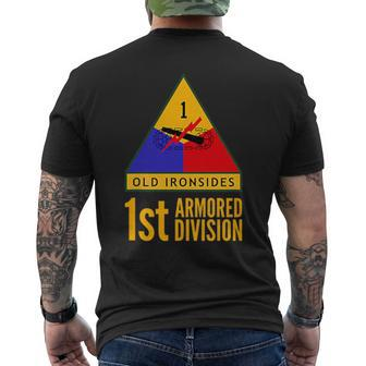 1St Armored Division Army Us Usa Military Men's T-shirt Back Print - Monsterry CA