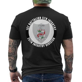 1St Battalion 5Th Infantry 25Th Infantry Division Veteran Men's T-shirt Back Print - Monsterry UK