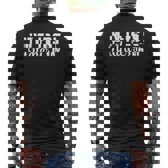 My 1St Father's Day 2024 Fathers Day My First Fathers Day Men's T-shirt Back Print | Seseable CA
