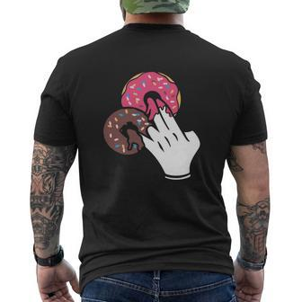 2 In The Pink 1 In The Stink Donut Mens Back Print T-shirt - Thegiftio UK