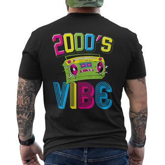 2000'S Vibe Hip Hop Costume Early 2000S Party Nostalgia Men's T-shirt Back Print - Monsterry UK