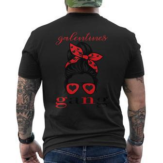 2023 Galentines GangValentine's Day Sunglasses Girl Men's T-shirt Back Print | Mazezy