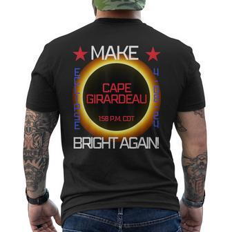 2024 April 8Th Solar Eclipse In Cape Girardeau Missouri Men's T-shirt Back Print | Mazezy CA
