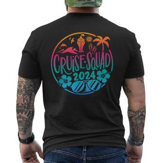 2024 Cruise Squad Vacation Beach Matching Group Men's T-shirt Back Print - Thegiftio UK