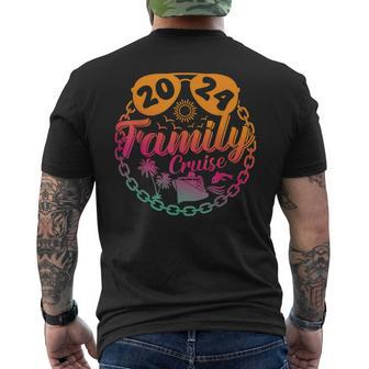 2024 Family Cruise Getaway Tropical Voyage Apparel Men's T-shirt Back Print | Mazezy