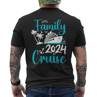 2024 Family Cruise Matching Group Men's T-shirt Back Print | Mazezy
