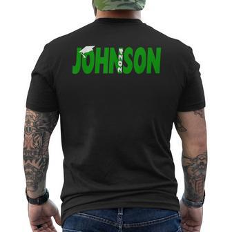 2024 Last Name Team Johnson Family Graduation Green Men's T-shirt Back Print | Seseable CA
