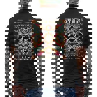 2024 Total Solar Eclipse April 8 Path Of Totality Men's T-shirt Back Print | Mazezy