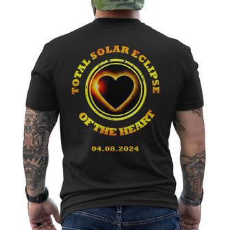 2024 Total Solar Eclipse Of The Heart 40824 His And Hers Men's T-shirt Back Print | Mazezy