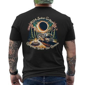 2024 Total Solar Eclipse Rv Camping Motorhome Travel April 8 Men's T-shirt Back Print | Mazezy UK