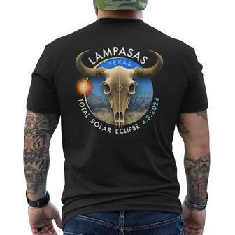 2024 Total Solar Eclipse Totality Lampasas Texas 29 Men's T-shirt Back Print - Monsterry CA