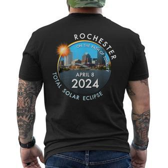 2024 Total Solar Eclipse Totality Rochester New York 26 Men's T-shirt Back Print - Monsterry UK