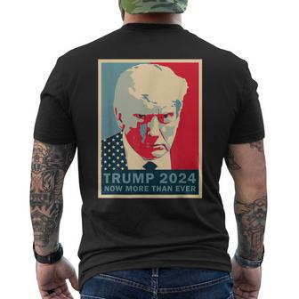 2024 Trump Hot Now More Then Ever Men's T-shirt Back Print | Mazezy