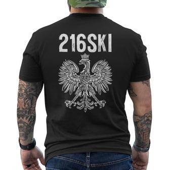 216Ski Cleveland Ohio Polish Pride Men's T-shirt Back Print - Monsterry CA