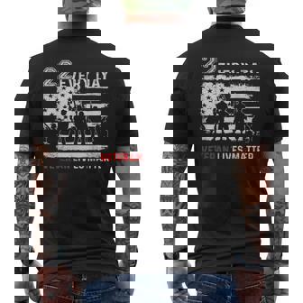 22 Every Day Veteran Lives Matter Veteran Men's T-shirt Back Print - Monsterry